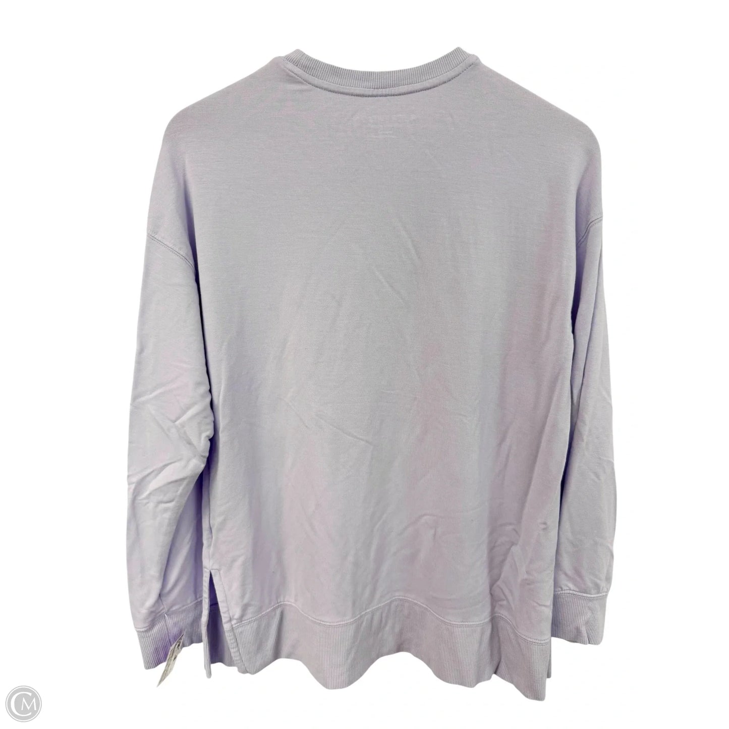 Athletic Top Long Sleeve Crewneck By Thread And Supply In Purple, Size: M