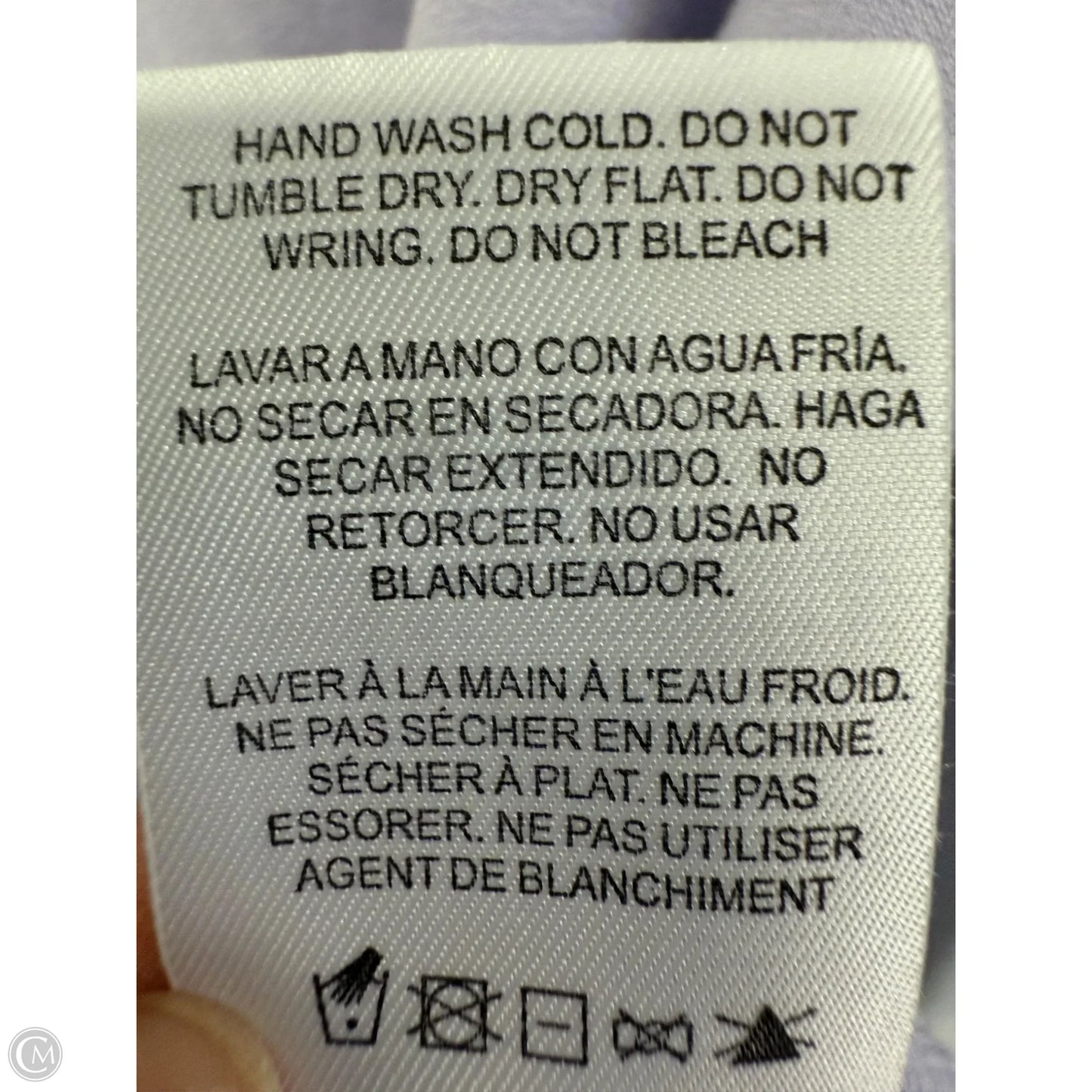 Athletic Top Long Sleeve Crewneck By Thread And Supply In Purple, Size: M