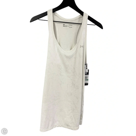 Athletic Tank Top By Under Armour In White, Size: L