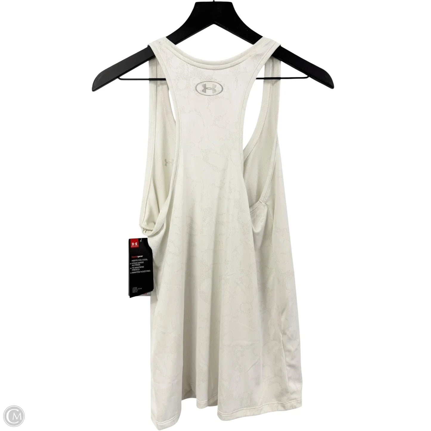 Athletic Tank Top By Under Armour In White, Size: L