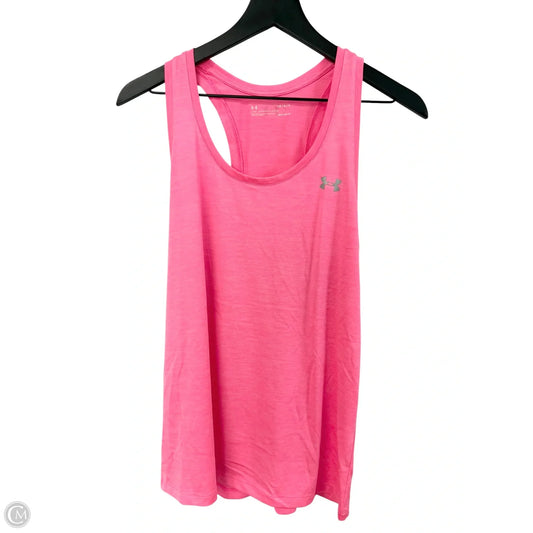 Athletic Tank Top By Under Armour In Pink, Size: L