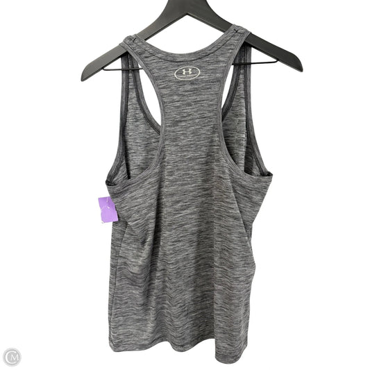 Athletic Tank Top By Under Armour In Grey, Size: L