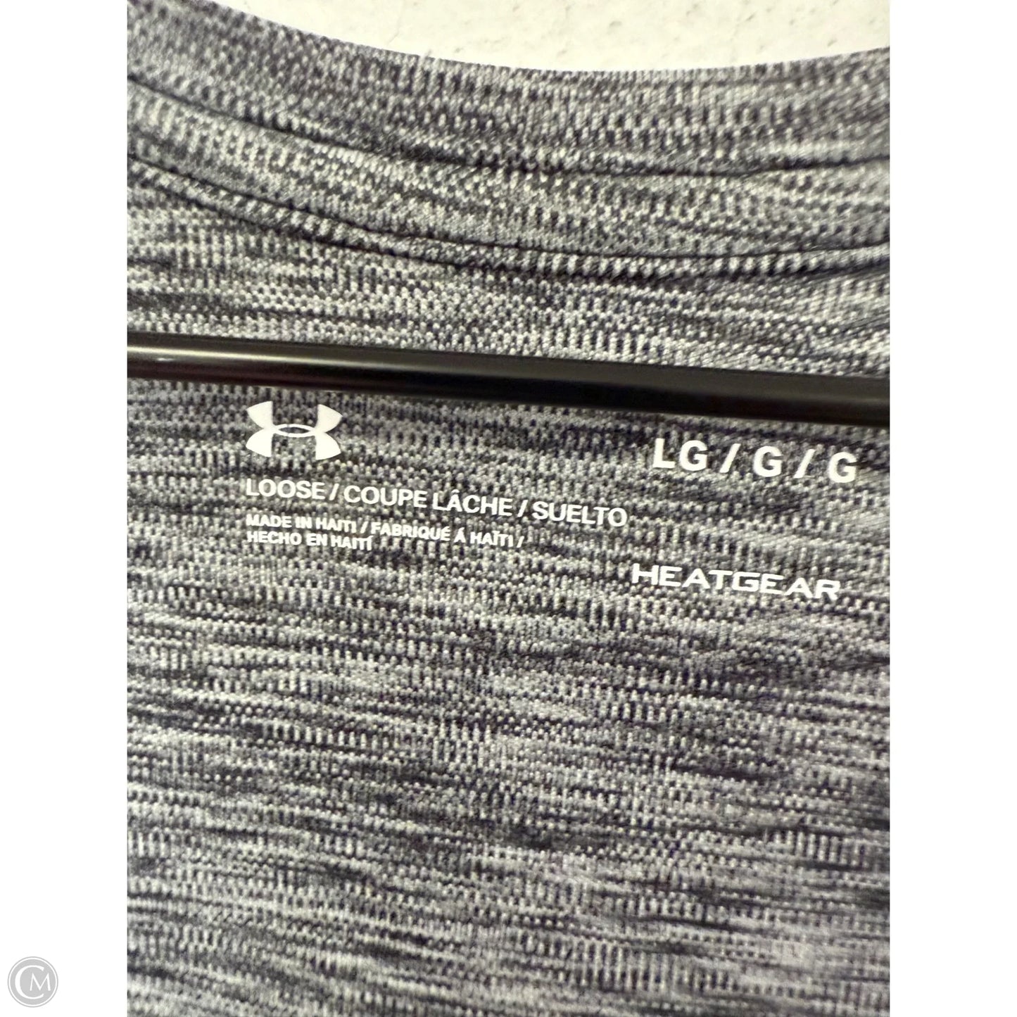 Athletic Tank Top By Under Armour In Grey, Size: L