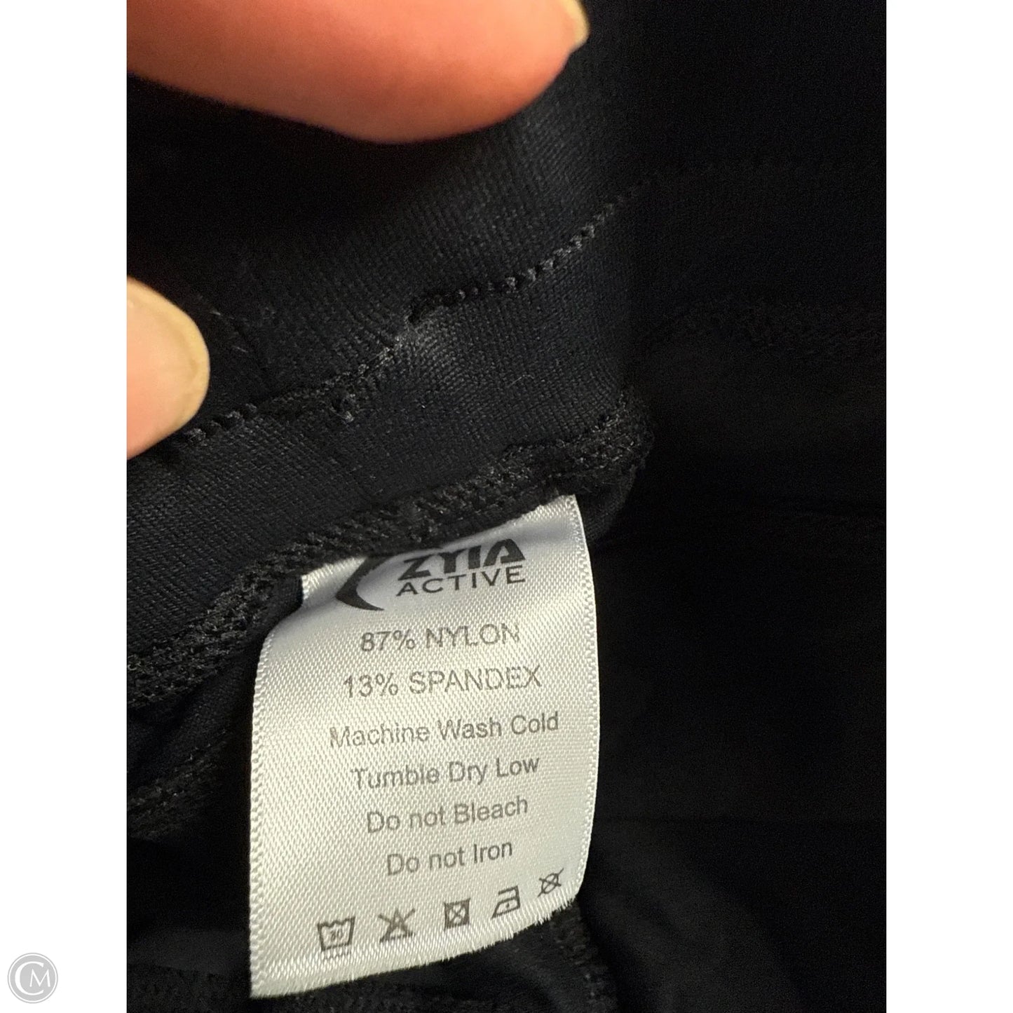 Athletic Pants By Zyia In Black, Size: L