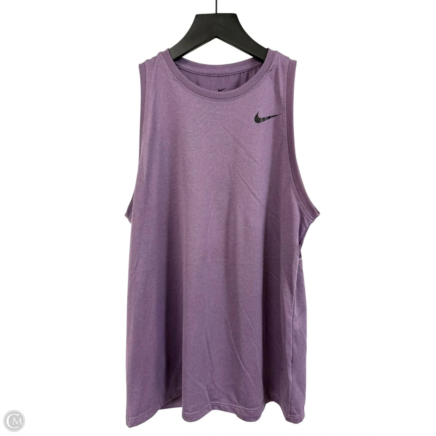 Athletic Tank Top By Nike Apparel In Purple, Size: M