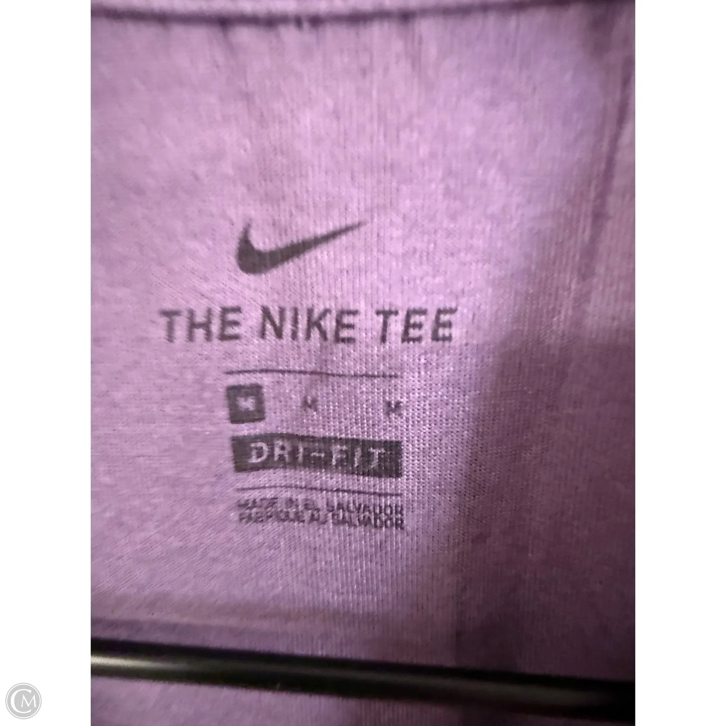 Athletic Tank Top By Nike Apparel In Purple, Size: M