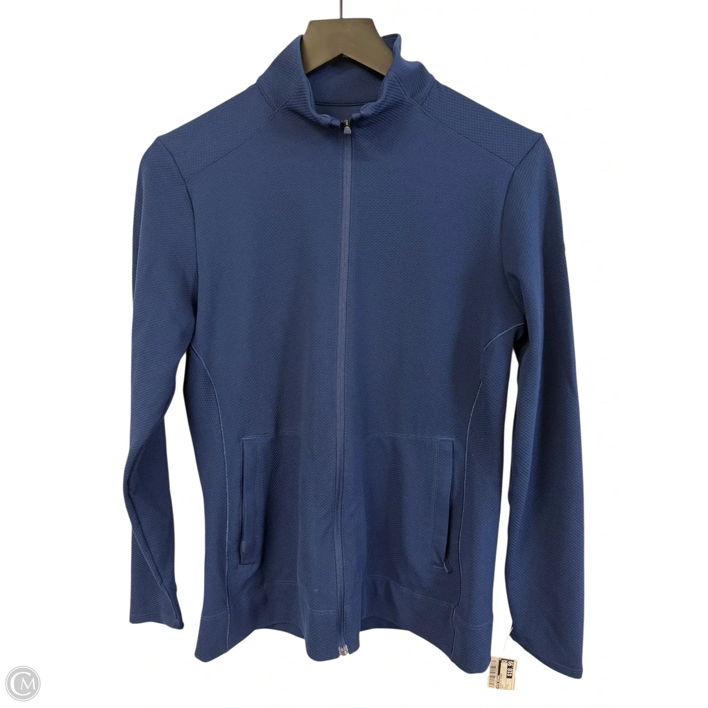 Athletic Jacket By Nike Apparel In Navy, Size: S