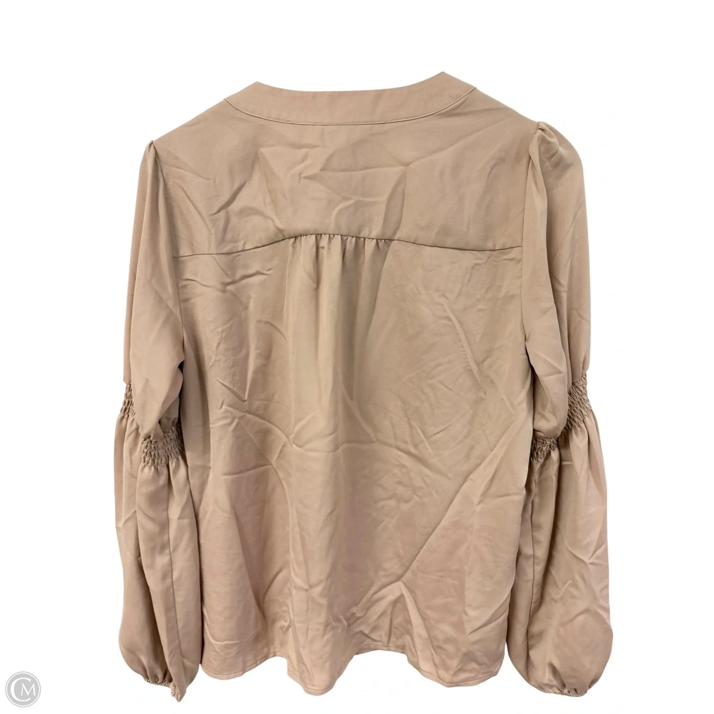 Top Long Sleeve By Nine West Apparel In Beige, Size: M