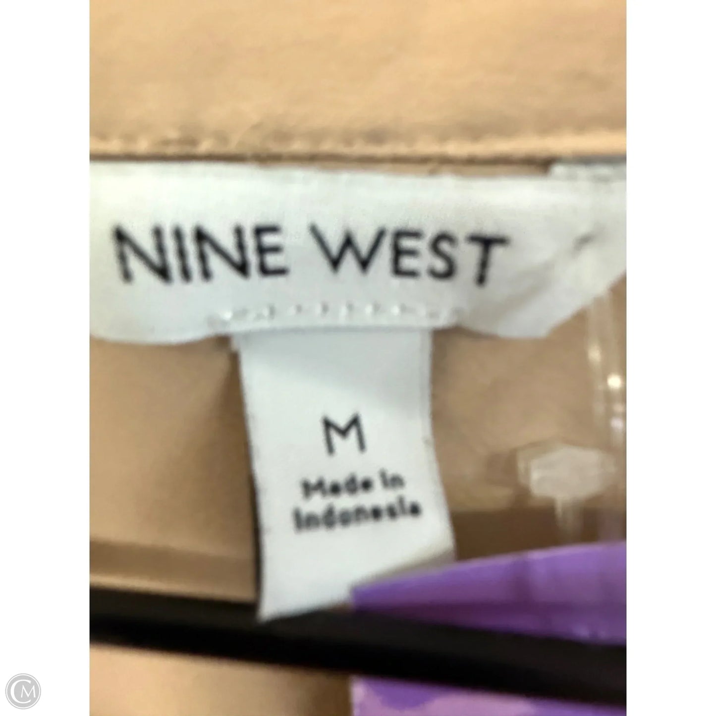 Top Long Sleeve By Nine West Apparel In Beige, Size: M