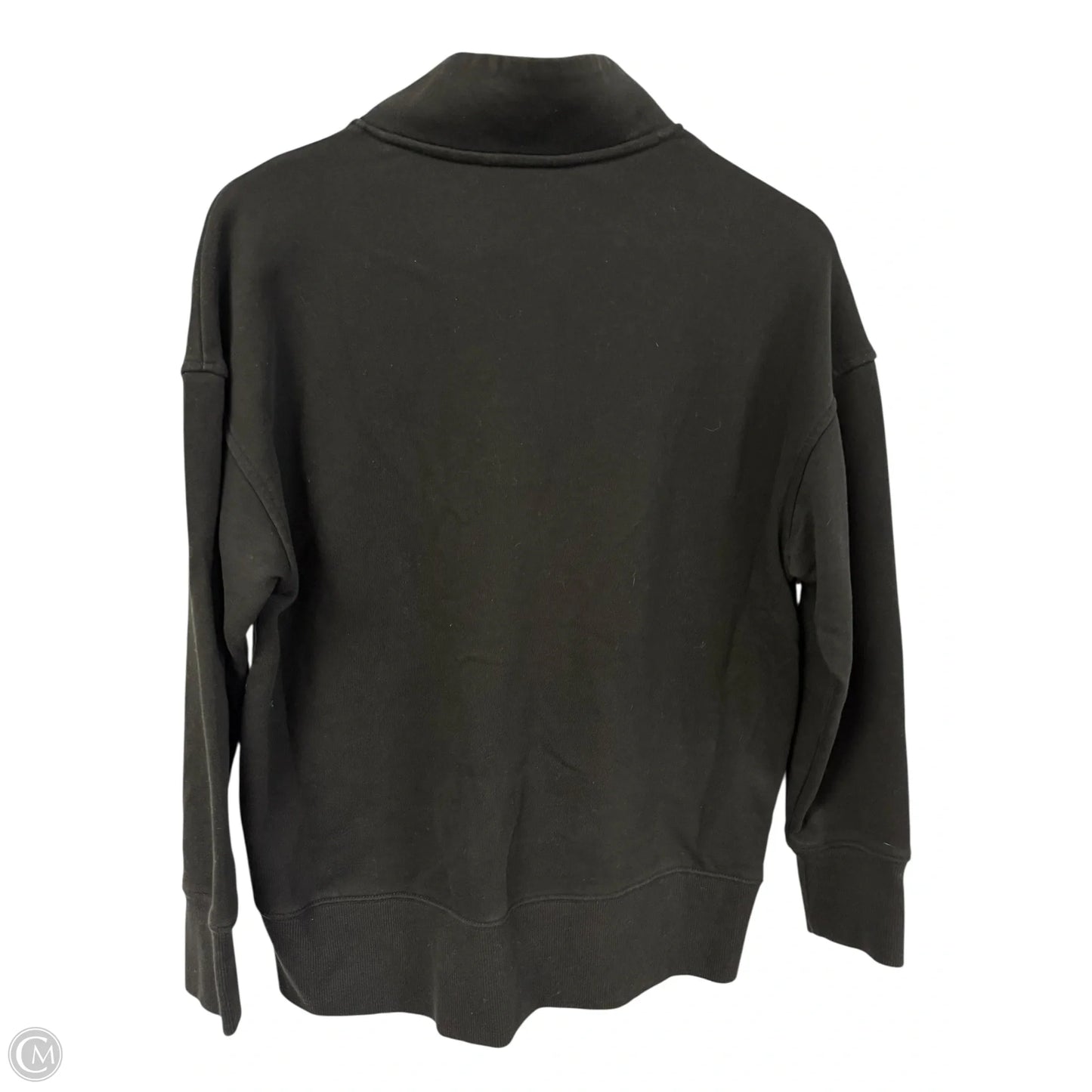 Sweatshirt Collar By Time And Tru In Black, Size: M