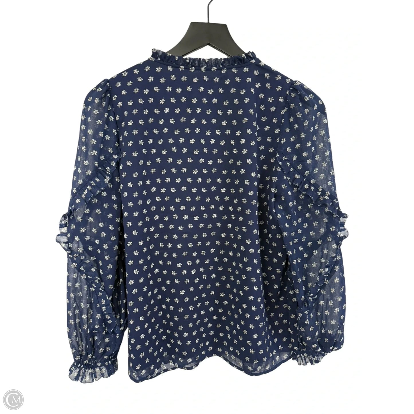Top Long Sleeve By Talbots In Navy, Size: Sp