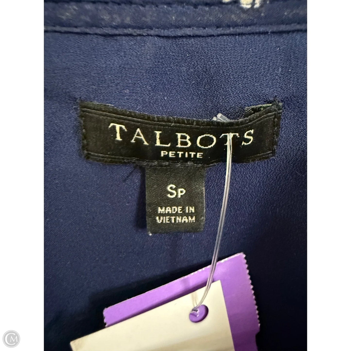 Top Long Sleeve By Talbots In Navy, Size: Sp