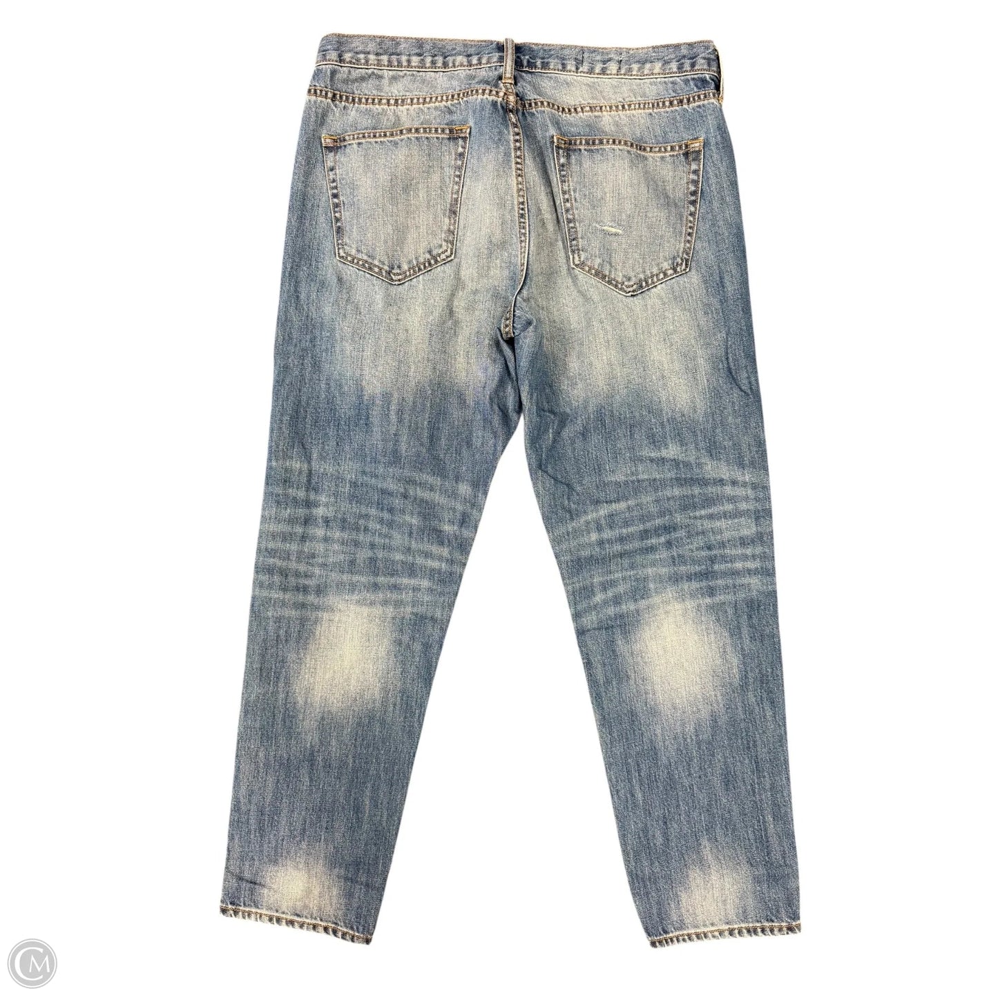 Jeans Boyfriend By Gap In Blue Denim, Size: 12