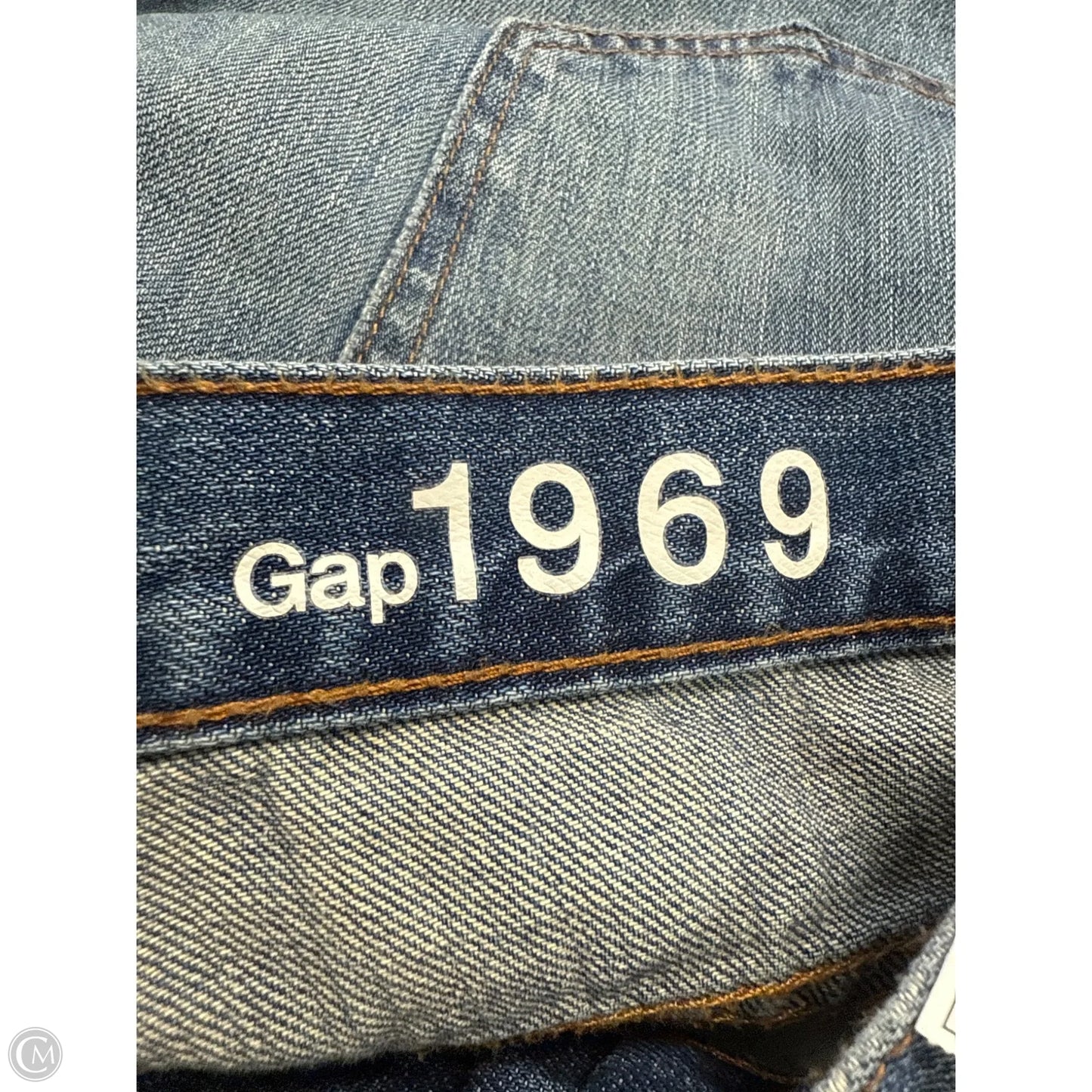 Jeans Boyfriend By Gap In Blue Denim, Size: 12