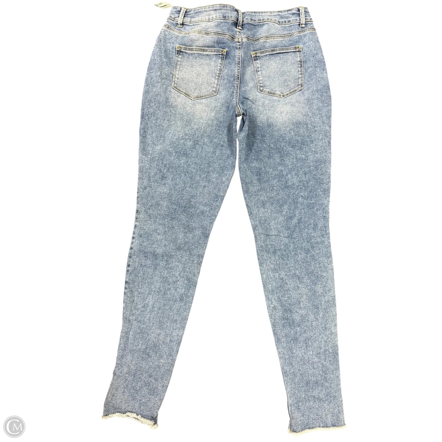 Jeans Skinny By Maurices In Blue Denim, Size: L