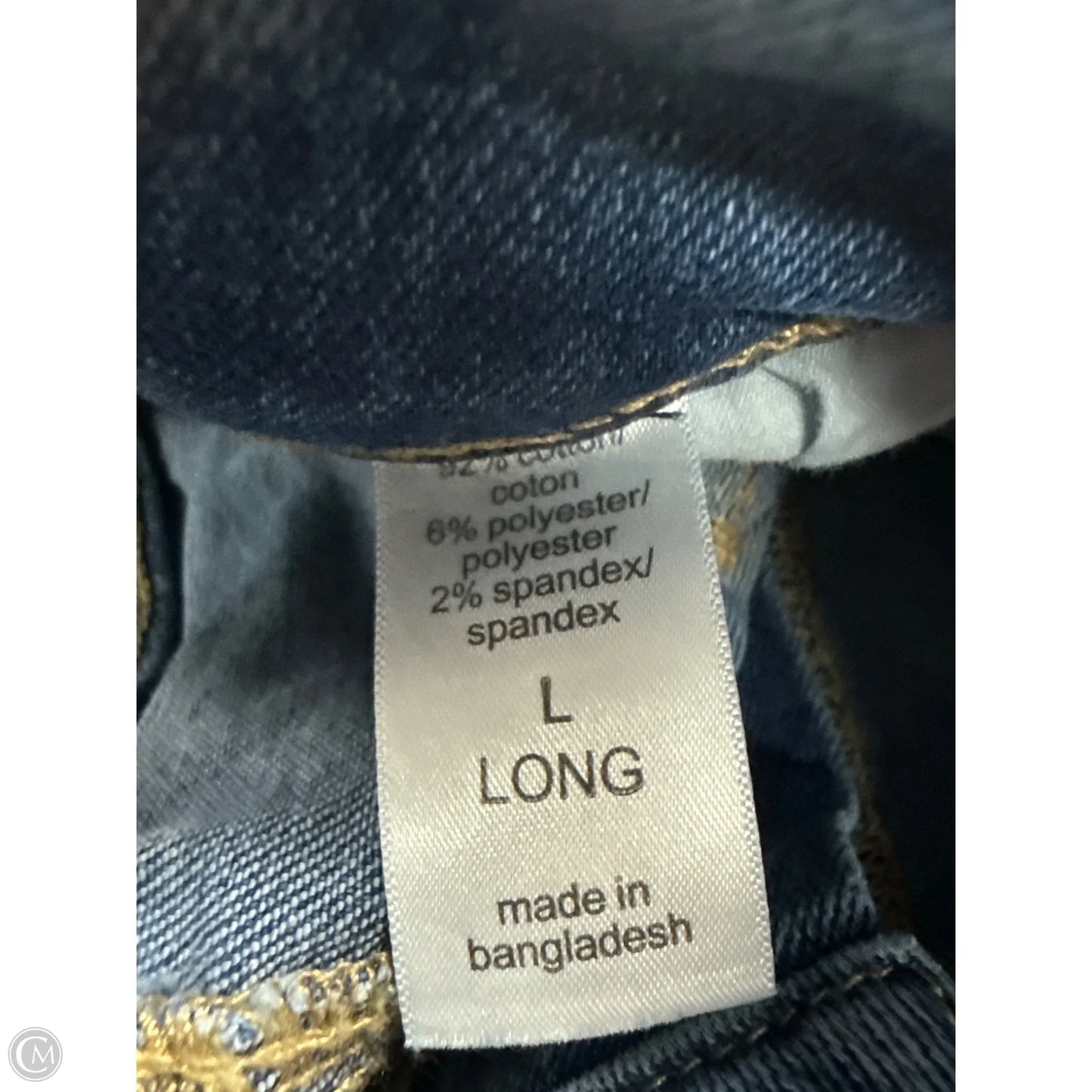 Jeans Skinny By Maurices In Blue Denim, Size: L