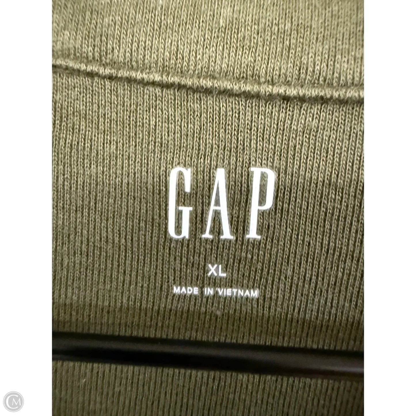 Blouse Long Sleeve By Gap In Green, Size: Xl