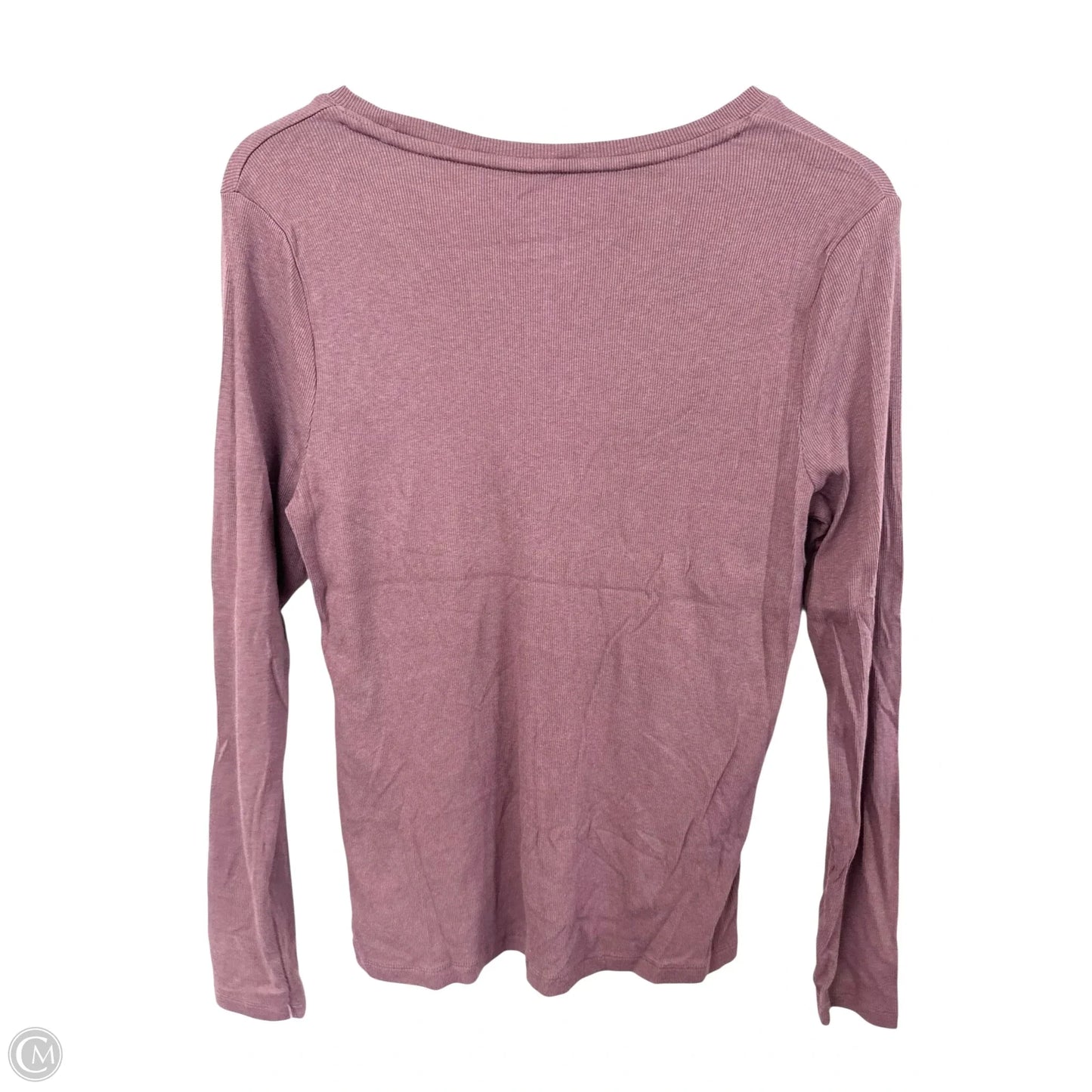 Top Long Sleeve Basic By A New Day In Purple, Size: L