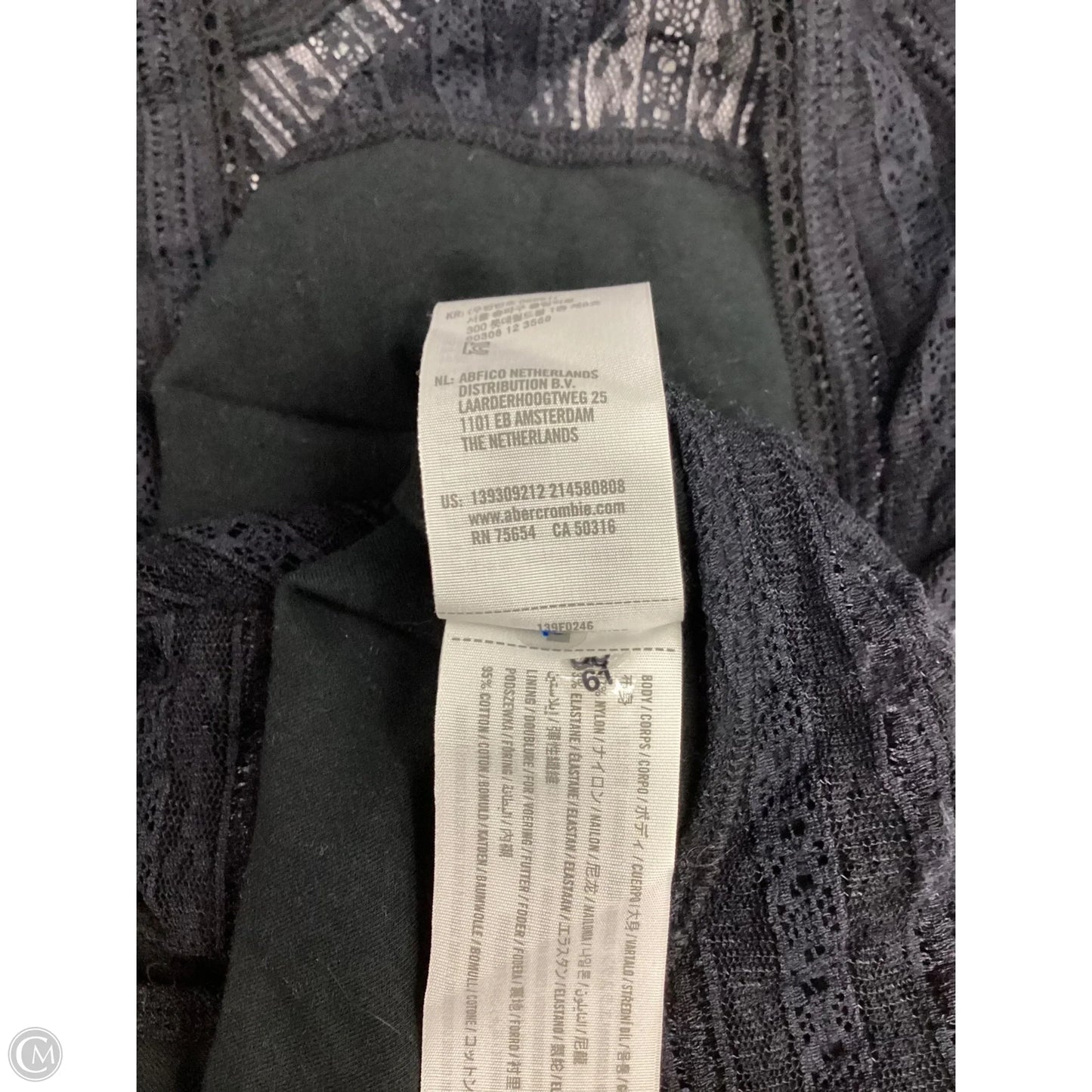 Bodysuit By Abercrombie And Fitch In Black, Size: M
