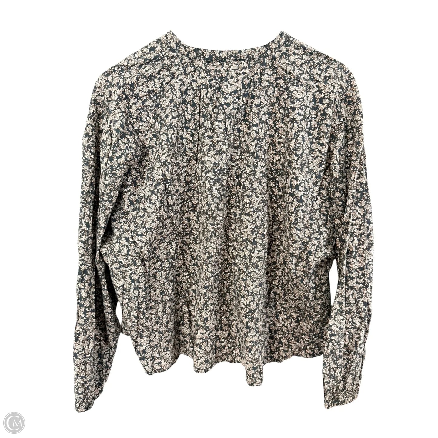 Top Long Sleeve By Universal Thread In Floral Print, Size: M