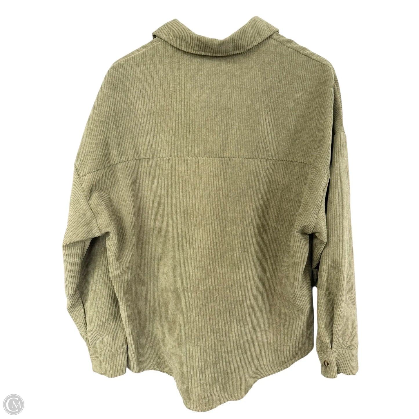 Blouse Long Sleeve By Cmf In Green, Size: L