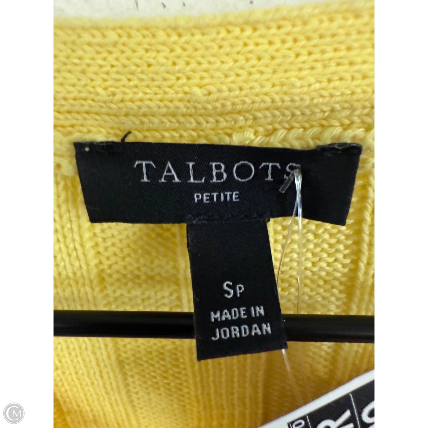 Sweater By Talbots In Yellow, Size: Sp