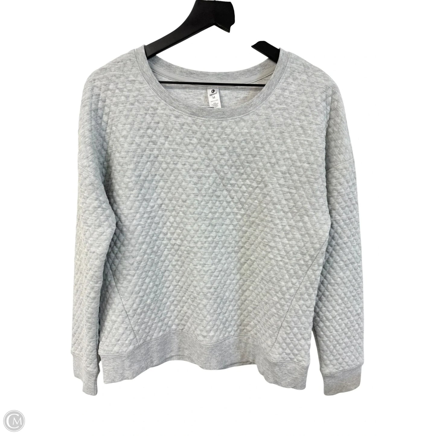 Sweatshirt Crewneck By 90 Degrees By Reflex In Grey, Size: M