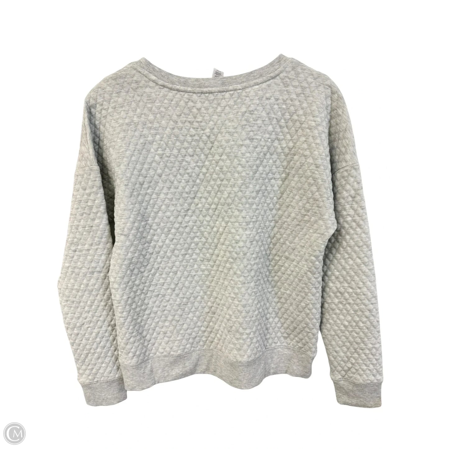 Sweatshirt Crewneck By 90 Degrees By Reflex In Grey, Size: M