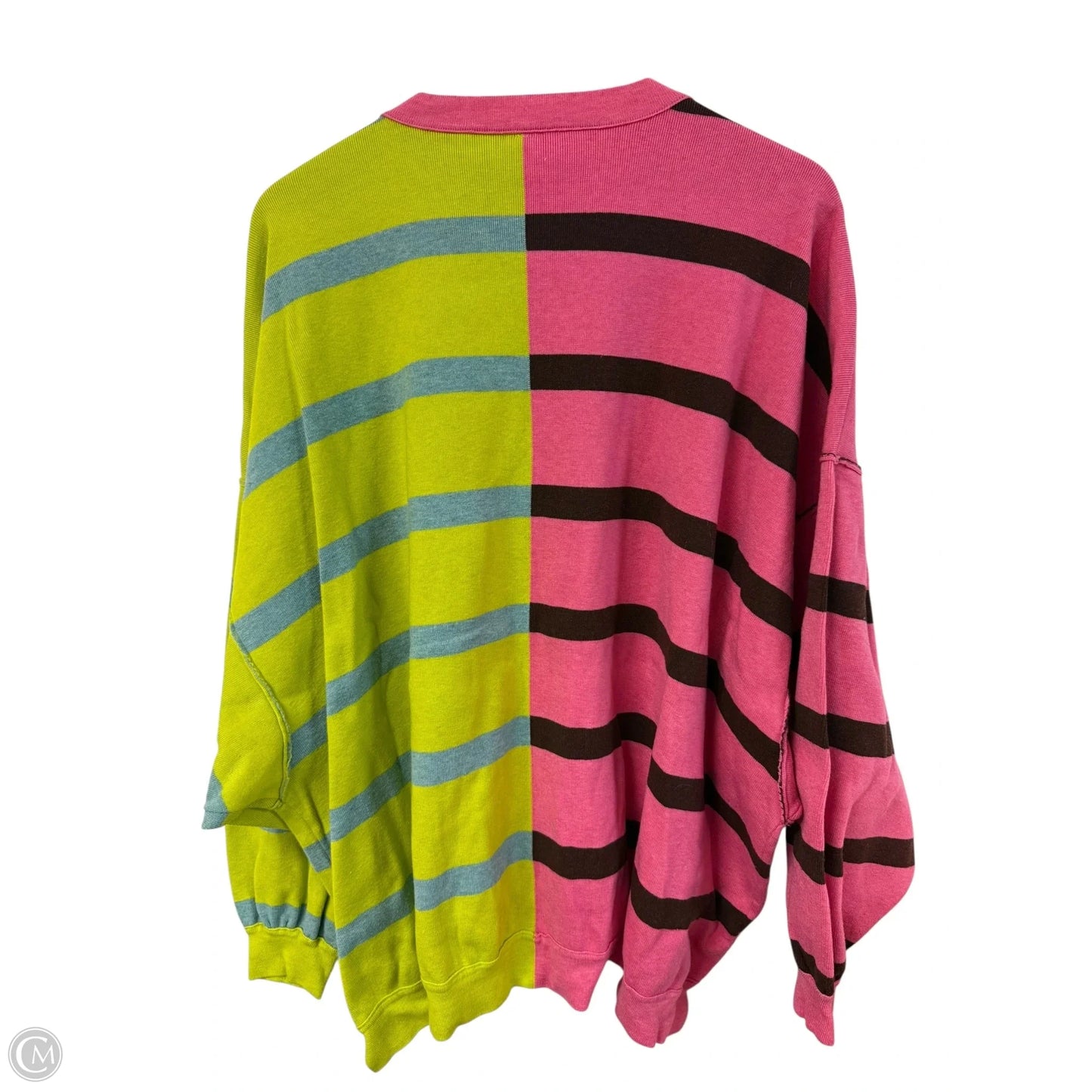 Sweatshirt Crewneck By Free People In Multi-colored, Size: M