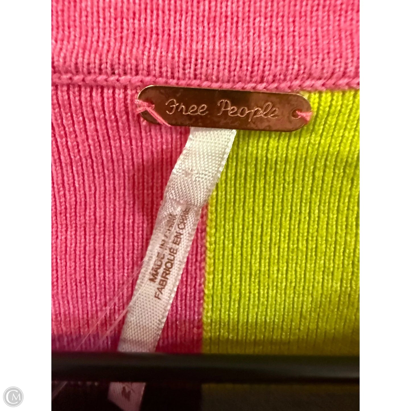 Sweatshirt Crewneck By Free People In Multi-colored, Size: M