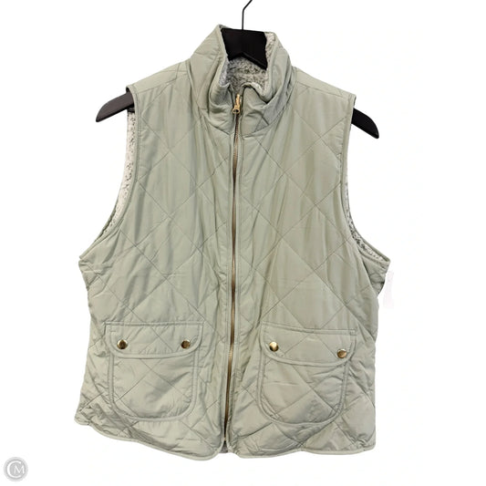 Vest Puffer & Quilted By Love Tree In Green, Size: L
