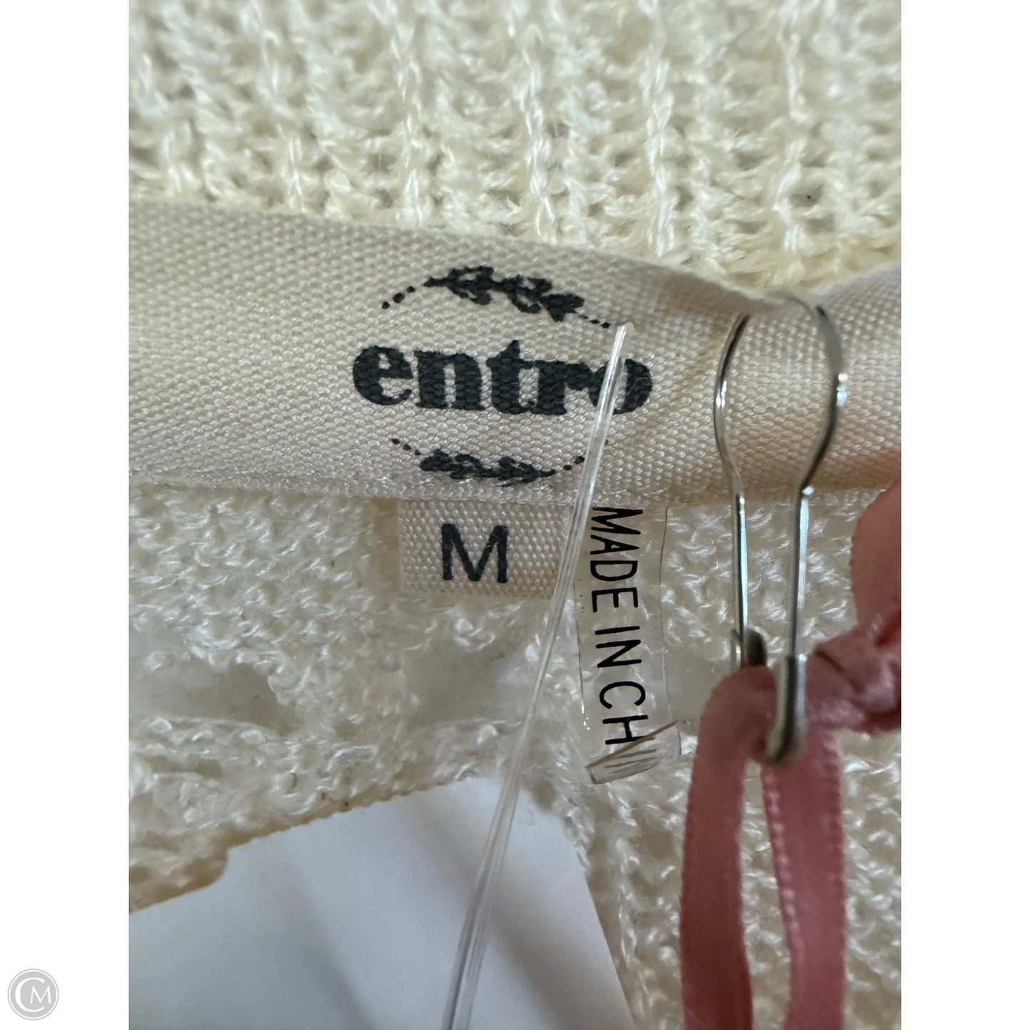 Sweater By Entro In Cream, Size: M