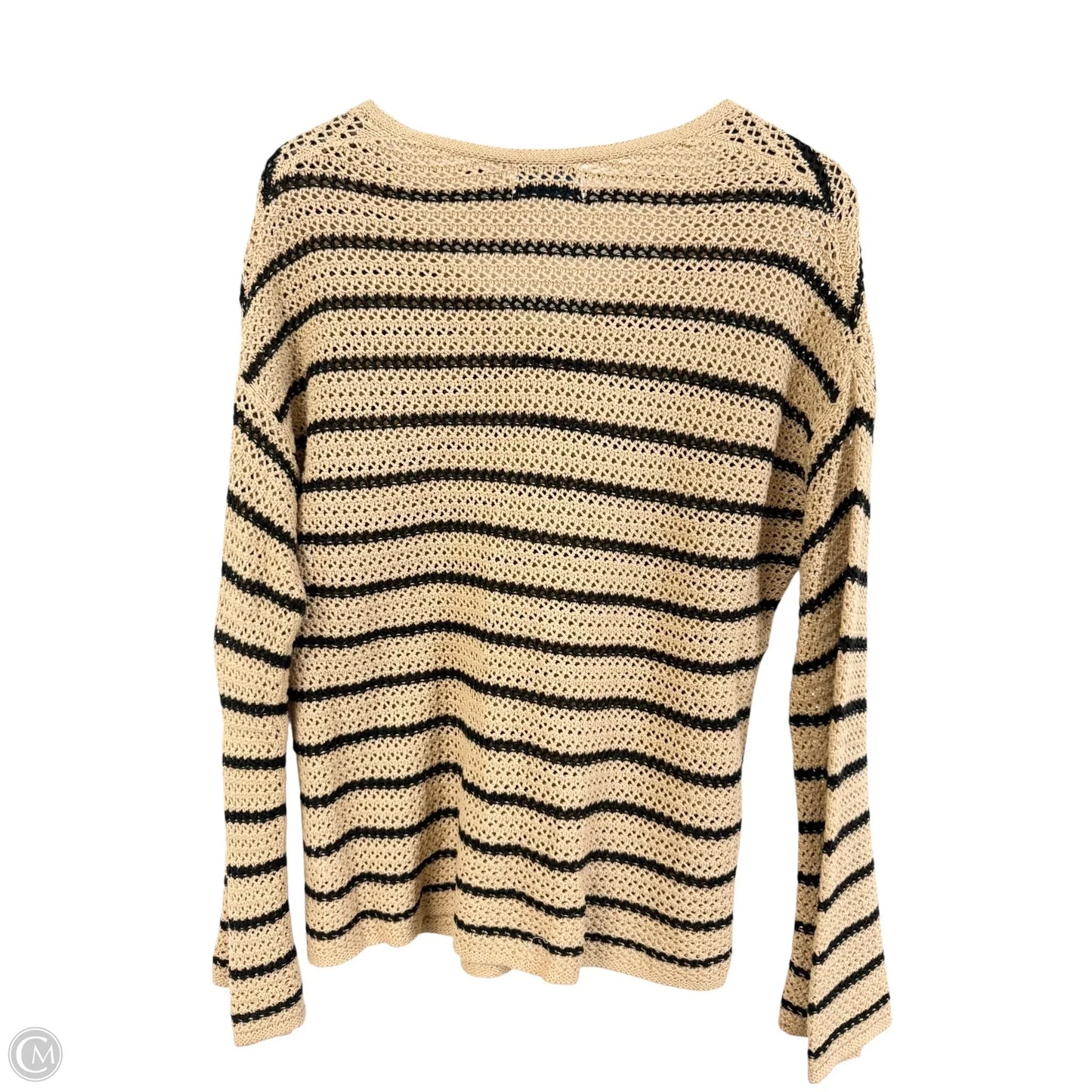 Sweater By Old Navy In Black & Tan, Size: S