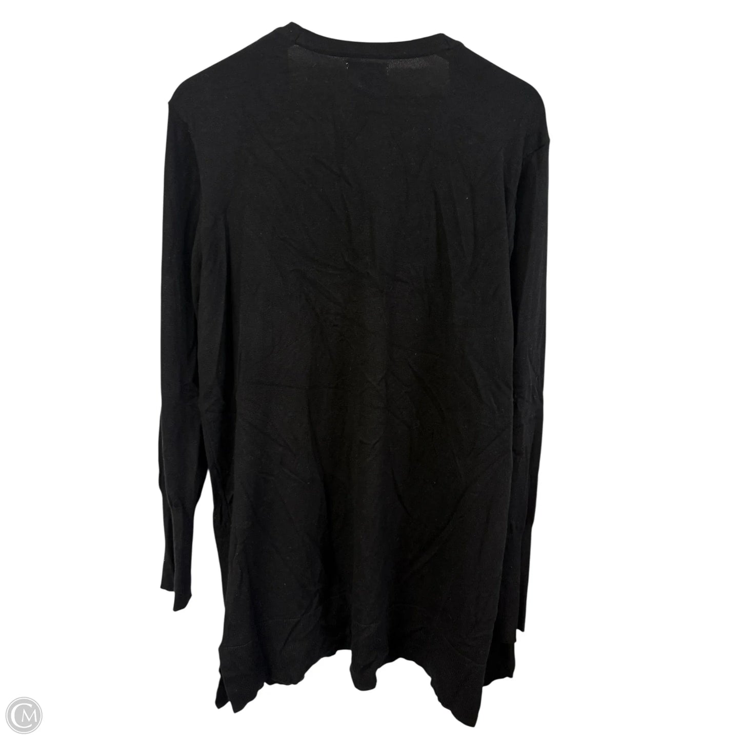 Cardigan By Nine West Apparel In Black, Size: Xl