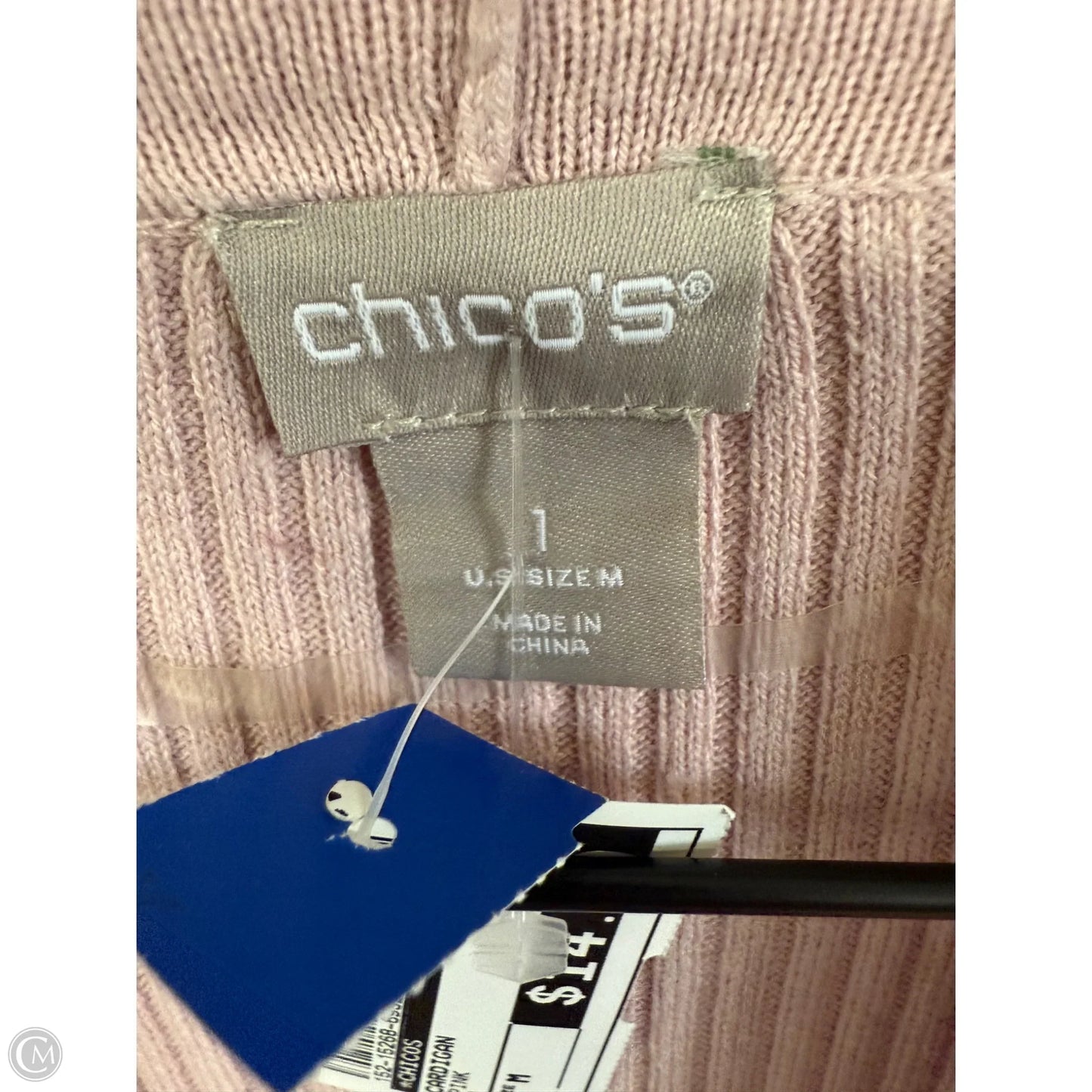 Cardigan By Chicos In Pink, Size: M