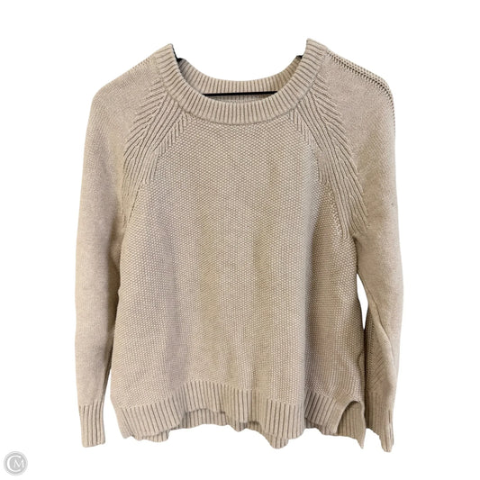 Sweater By Gap In Cream, Size: L