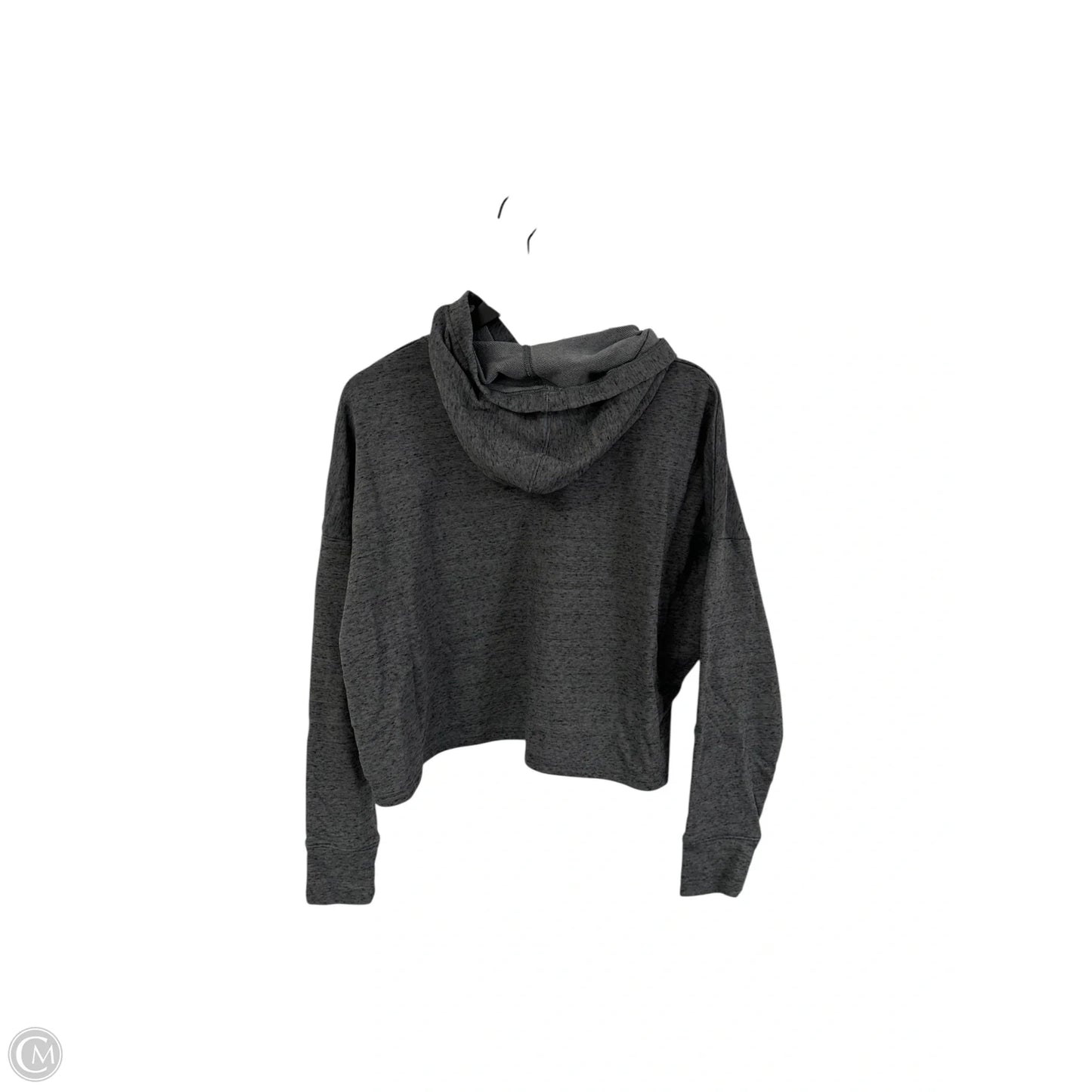 Sweatshirt Hoodie By Under Armour In Grey, Size: M