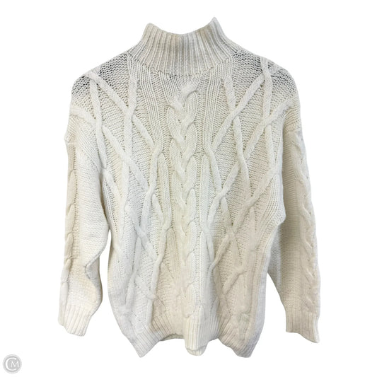 Sweater By Express In Ivory, Size: S