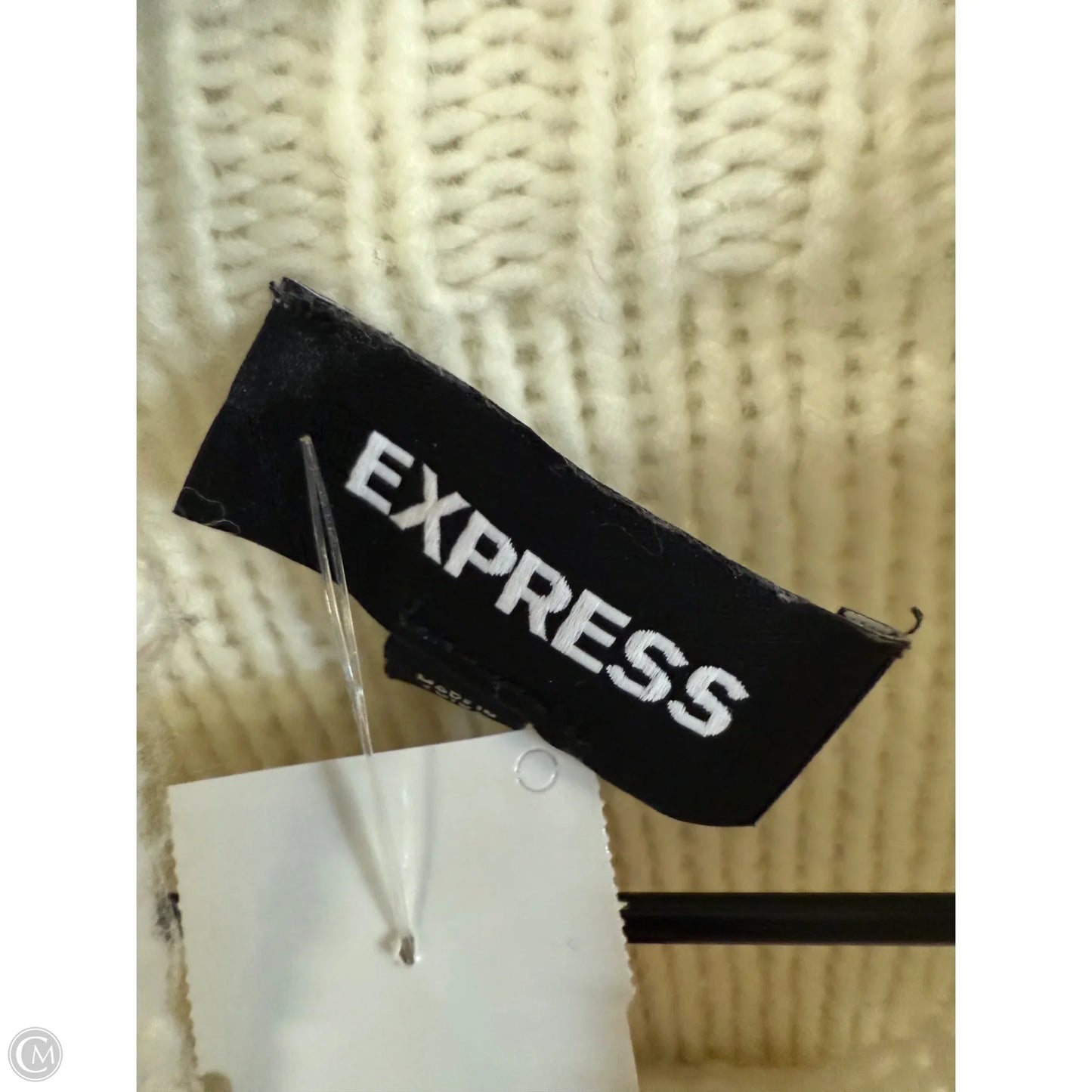 Sweater By Express In Ivory, Size: S