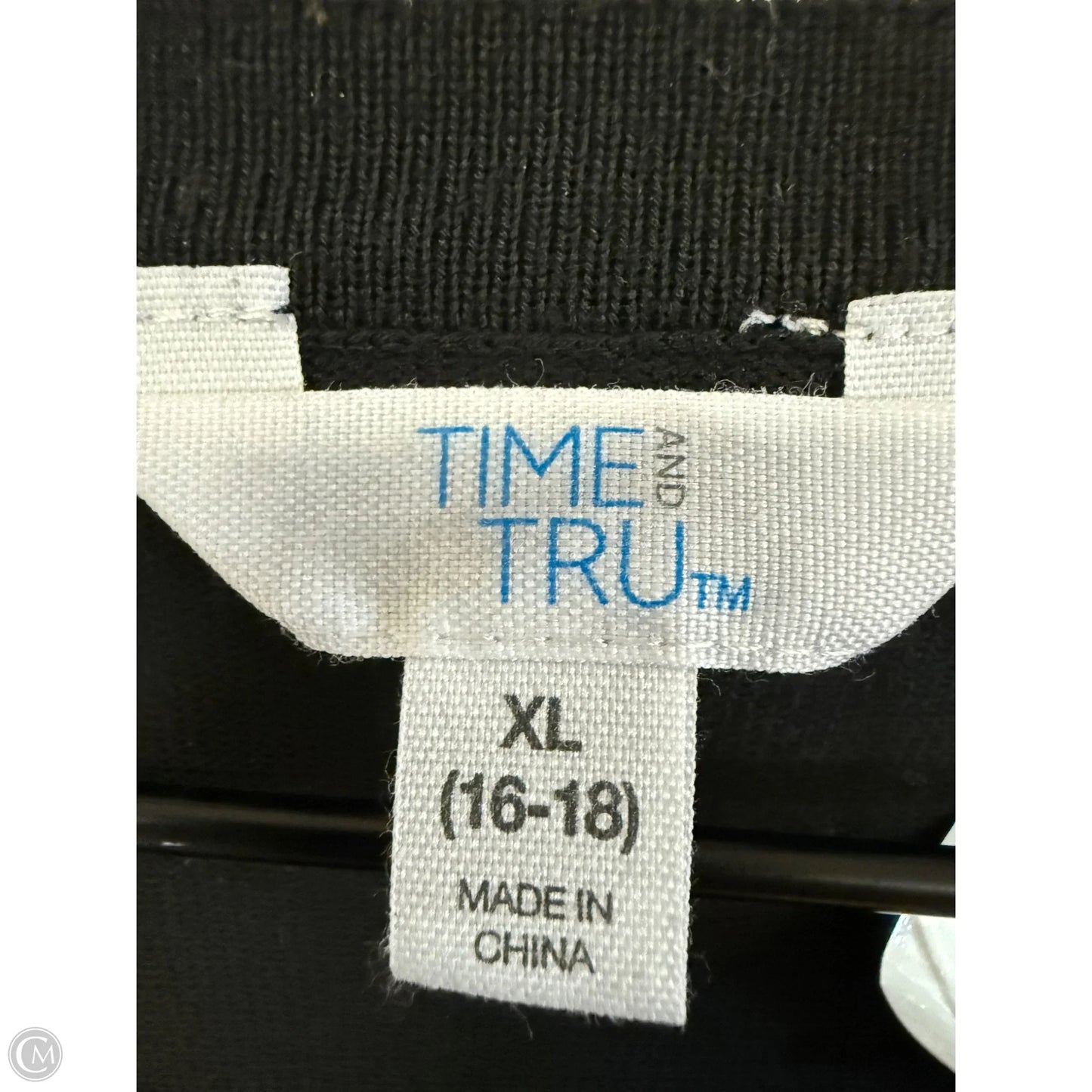 Cardigan By Time And Tru In Black, Size: Xs