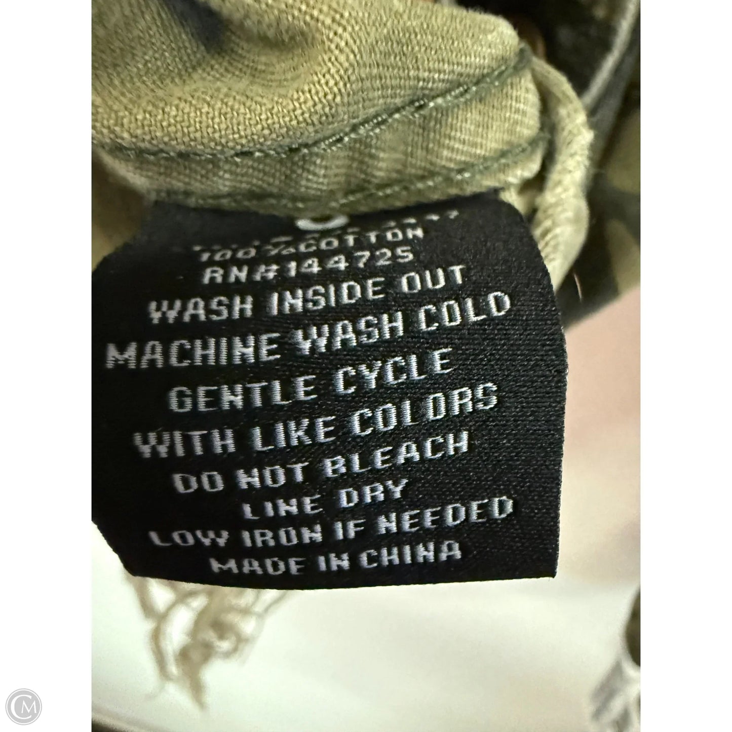 Jacket Denim By Clothes Mentor In Camouflage Print, Size: S