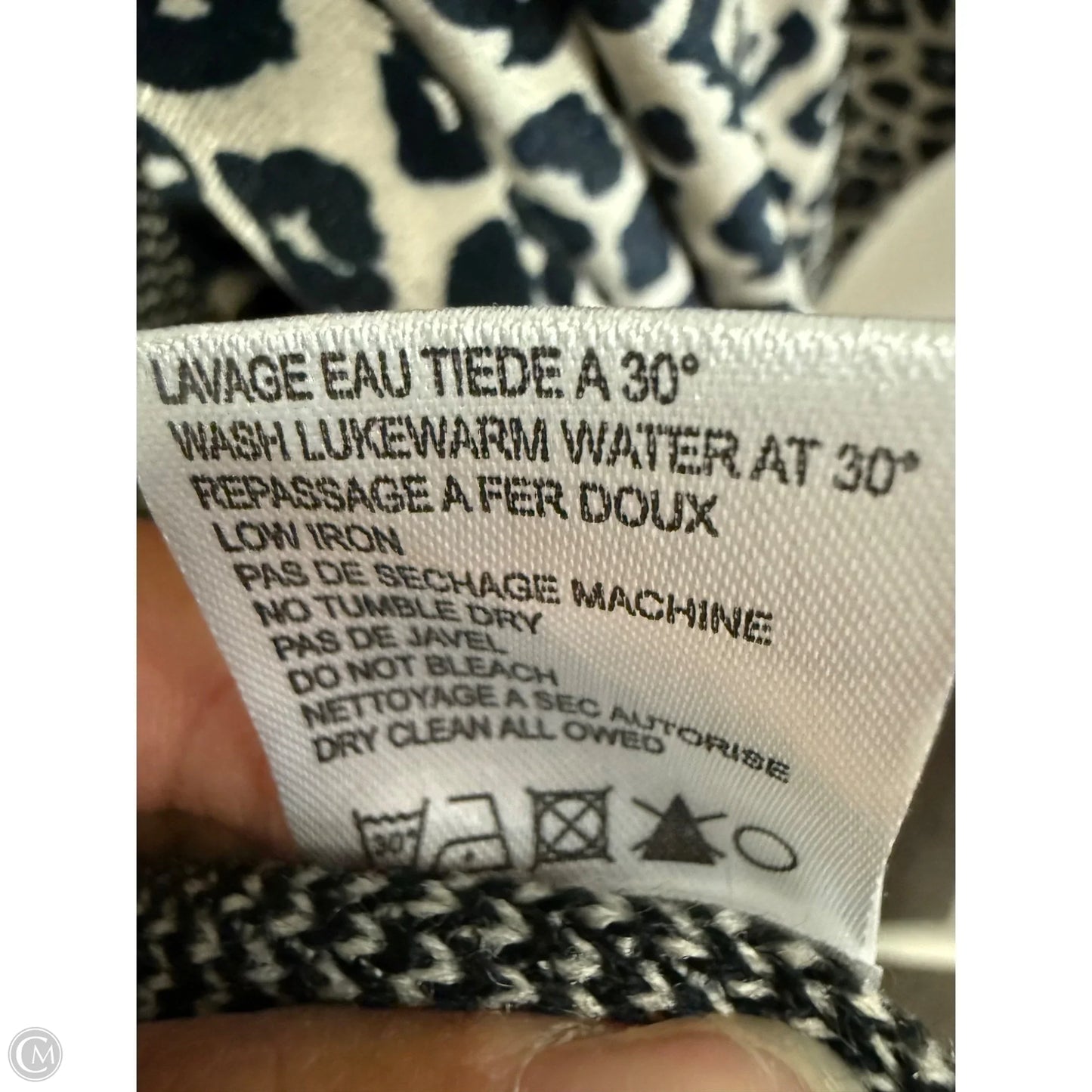 Sweater Cardigan By Crazy Train In Black & White, Size: 3x