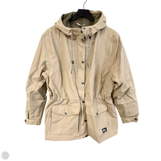 Coat Raincoat By Eddie Bauer In Tan, Size: 2x