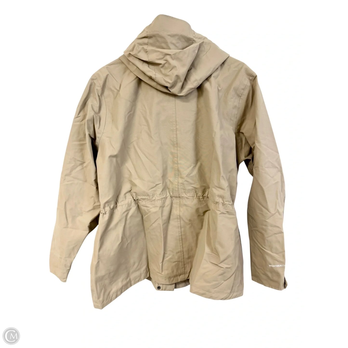 Coat Raincoat By Eddie Bauer In Tan, Size: 2x