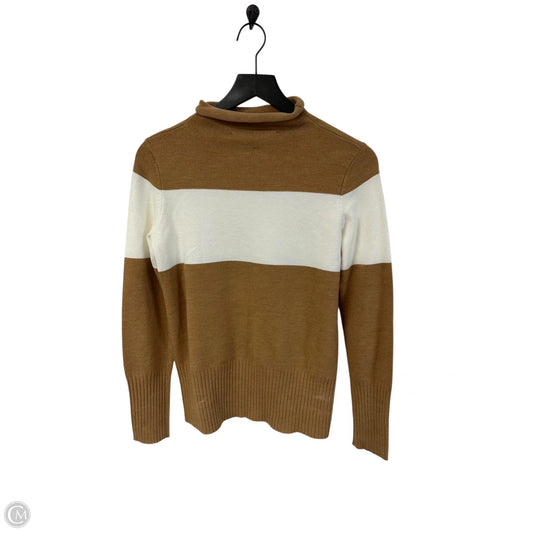 Sweater By French Connection In Brown & White, Size: S