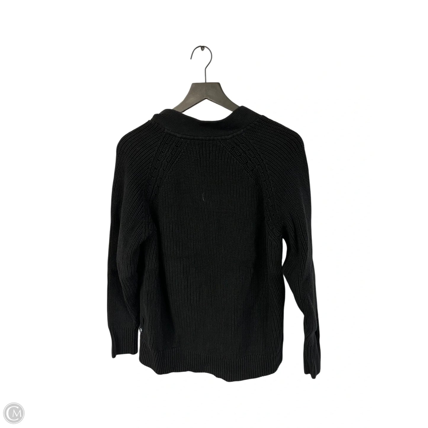 Sweater Cardigan By Gap In Black, Size: Xl