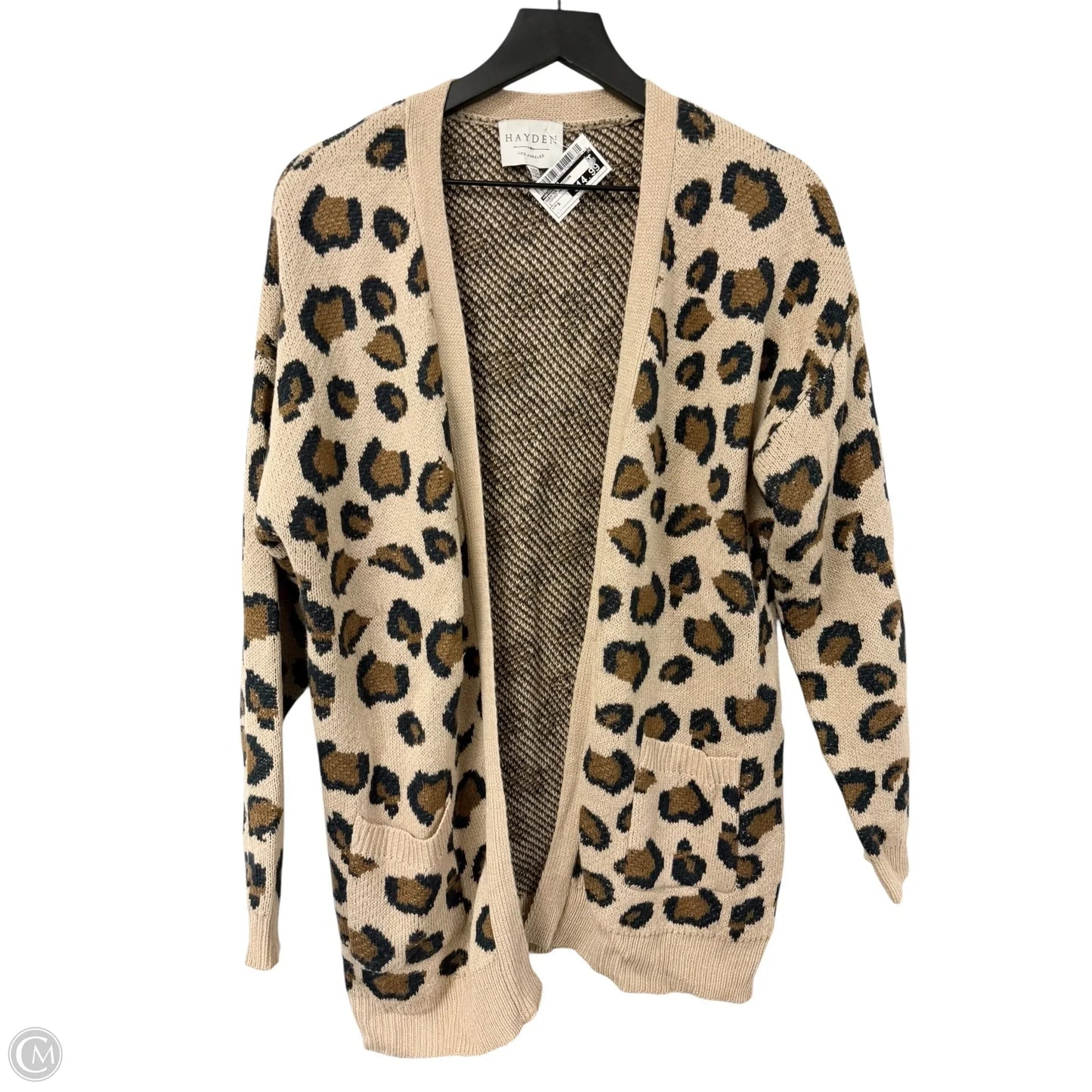 Sweater Cardigan By Hayden La In Leopard Print, Size: S