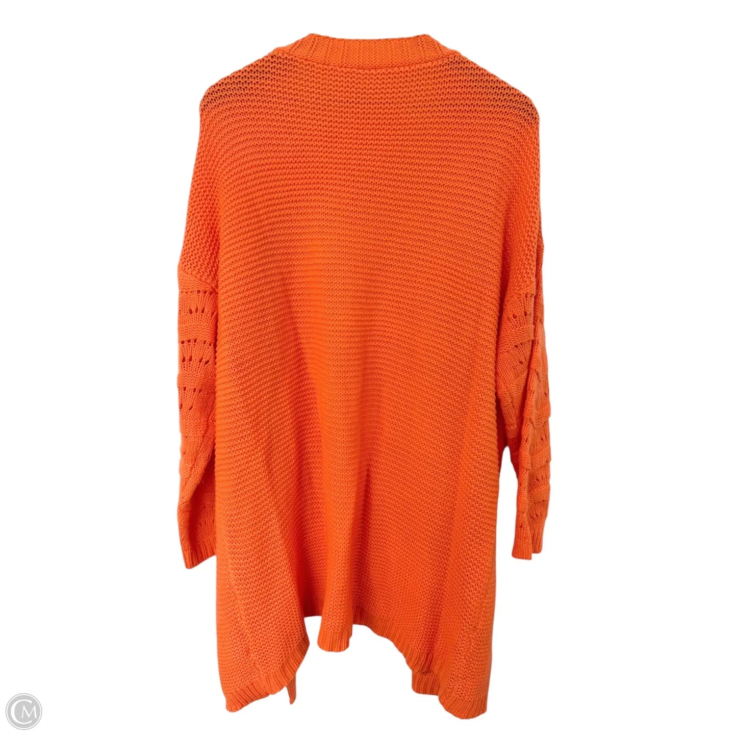 Sweater Cardigan By Cmf In Orange, Size: Xl