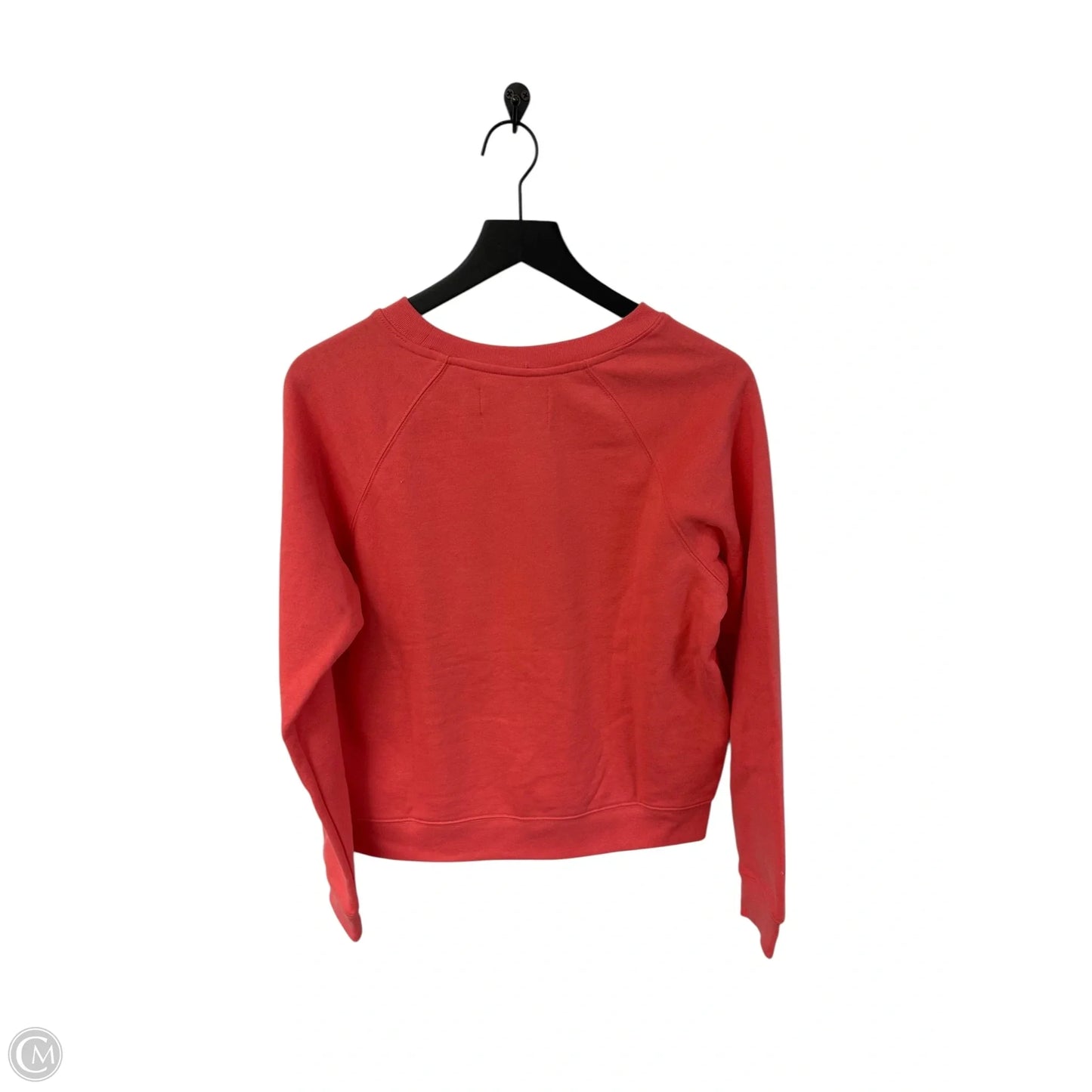 Sweatshirt Crewneck By Calvin Klein In Orange, Size: S