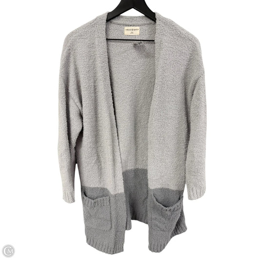 Cardigan By Thread And Supply In Grey, Size: Osfm